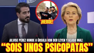 ¡ALVISE HUMILLA y ATACA BRUTALMENTE a ÚRSULA VON DER LEYEN en la COMISIÓN EUROPEA [upl. by Iot]