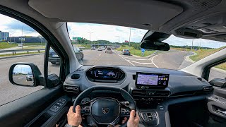 NEW Peugeot Rifter 2024  POV Test Drive [upl. by Acisse371]