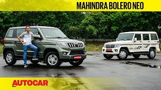 2021 Mahindra Bolero Neo review  Out goes the TUV300 in comes the Bolero Neo  Autocar India [upl. by Rabbi473]