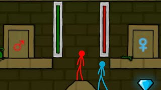 Stickman vs Fireboy and Watergirl  Level 04 [upl. by Arin]