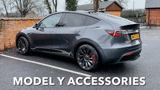 My Tesla Model Y Accessories amp Mods [upl. by Aniraad524]