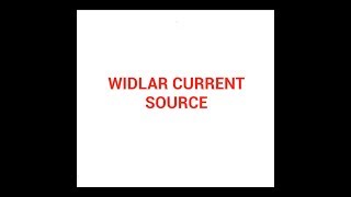 Widlar current source [upl. by Mcroberts]