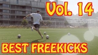 BEST Football Free Kicks amp Shots Vol 14 ⚽  Ronaldo Knuckleballs  Topspin  Outside Bend  10BRA [upl. by Llenol]