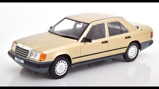 Modelissimo ModelCarGroup Mercedes 260E W124 1984 goldmetallic 118 [upl. by Adamsun]