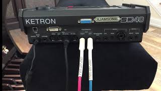 Ketron SD40 and Wersi OAX Connections [upl. by Anaejer]