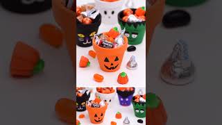 Halloween Clay Pots How to Make Halloween Clay Pot Candy Jars [upl. by Natanoy]