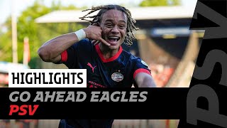 XAVI SIMONS 📞 excels in Deventer ⚽⚽🅰  Highlights Go Ahead Eagles  PSV [upl. by Martine]