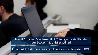 Menti Curiose Fondamenti di Intelligenza Artificiale per Studenti Multidisciplinari  Giuseppe Riva [upl. by Denoting]