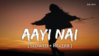 Aayi Nai Slowed  Reverb  Pawan Singh Simran Divya  Stree 2  Rajkummar Shraddha  SR Lofi [upl. by Danete534]