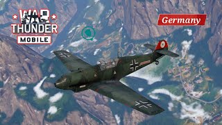 War Thunder Mobile  The whole ammo for a single enemy   Playing with the Bf 109 B1 tier 1 [upl. by Eoin916]