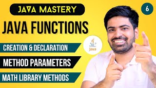 Methods in Java  Functions in Java  Parameters and Return type of Methods in Java in Hindi [upl. by Gabe]