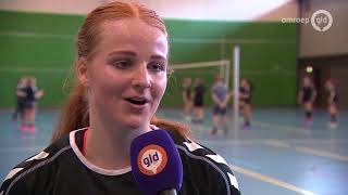 Handbaltalent Housheer klaar in eredivisie In Nederland is het wel op voor mij [upl. by Ateuqal]