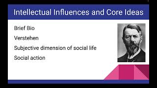 Ch 4 Max Weber Theories of Social Behavior [upl. by Nauqit806]