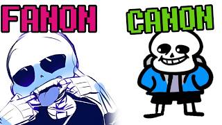 Sans y Papyrus VS EL FANON  Fandub Latino [upl. by Anahtor6]