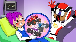 Cute Baby Blaze Starla Crusher  Blaze and the Monster Machines Animation [upl. by Lerad426]