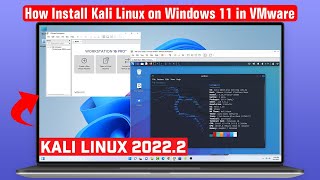 How to Install Kali Linux on Windows 11 in VMware Kali Linux 20222 [upl. by Oruasi234]