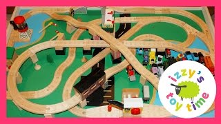 Thomas and Friends Wood Railway Play Table Toy trains and children and toddlers [upl. by Canada]