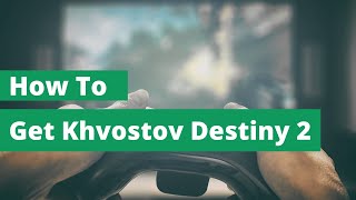 How to get the Khvostov Exotic and all Lost Encryption locations in Destiny 2 [upl. by Attenohs]