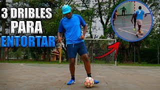 3 DRIBLES FÁCEIS E DIFERENTES PARA USAR NO FUTSAL [upl. by Mick]