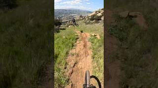 Sending down my favorite mtb trail bicycle bike mountainbike mtb mtbcycle [upl. by Egreog902]