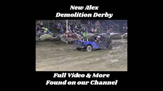 Pre Ran 1980s Lincoln Demolition Derby Car Enters the Arena New Alexandria August 3rd 2024 WampW Demo [upl. by Kramal]