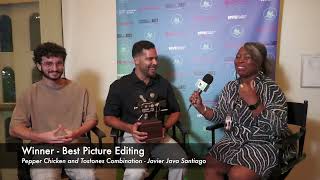 Host Tina Marie interviews winner for Best Picture Editing at the 2024 Festival of Cinema NYC [upl. by Gawlas]