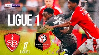 Brest vs Rennes  Ligue 1 HIGHLIGHTS  101924  beIN SPORTS USA [upl. by Ott]