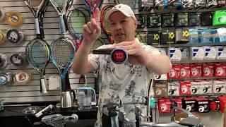 HOW TO STRING A TENNIS RACKET PART 1 THE MAINS [upl. by Purcell]