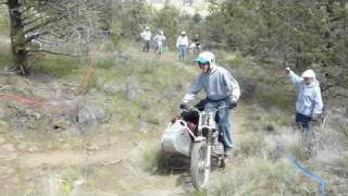 AHRMA Steel Stampede  Sidecar Trials  Scott gets the monkey off his back [upl. by Willin]