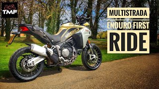 2019 Ducati Multistrada 1260 Enduro Review [upl. by Ardnosac615]