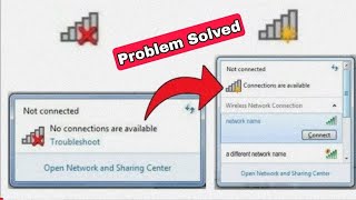 quotNOT CONNECTEDquot No Connections Are Available in Windows 78110  New Method Working in 2024 [upl. by Bulley913]