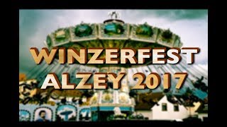 Winzerfest Alzey 2017  Fahrgeschäfte amp Impressionen [upl. by Dnaleel]