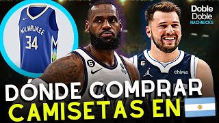 ¿DÓNDE SE CONSIGUEN CAMISETAS DE LA NBA EN ARGENTINA  NachiKicks [upl. by Sirac]