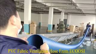 What is PVC Fabric Ventilation Hose ？ [upl. by Esirehc]