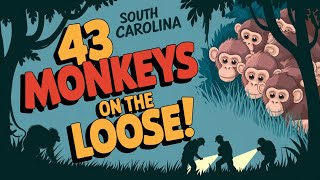 Police on the Hunt for 43 Escaped Monkeys In South Carolina [upl. by Omari678]