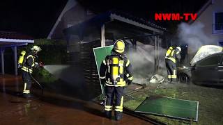 2020 03 08 Wallenhorst Carportbrand NWM TV [upl. by Sansone]