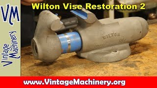 Wilton Vise Restoration Part 2 Painting Reassembly and Making a New Handle [upl. by Blockus880]