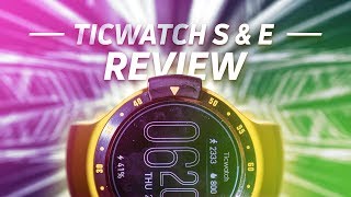 Ticwatch S and E Review  Affordable Android Wear [upl. by Eatnuahs]