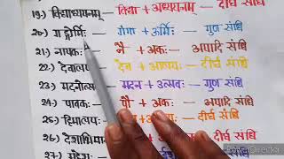 class 12th Hindi most important topics sandhi ffor board exam 2025 [upl. by Akirehs]