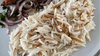 Turkish Rice Pilaf Recipe Pilav  Episode 515  Baking with Eda [upl. by Nimref]