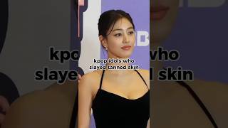 Kpop idols who slayed tanned skin hwasa hyeju jessi jihyo [upl. by Eat438]