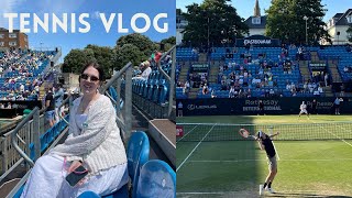 A Day at the Tennis  Eastbourne International Vlog [upl. by Katonah983]