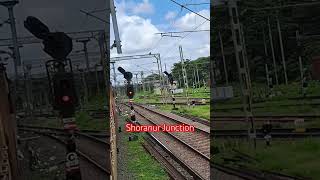 Shoranur Junction Railway Station in Kerala  Southern Railway  Tracks 14  Platforms 7 [upl. by Furlong]