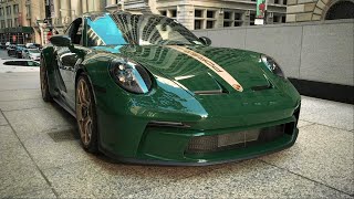 Road Focused 2022 Porsche 911 GT3 with Touring Package in Green [upl. by Emirak]