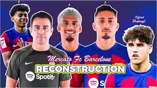 RECONSTRUCTION DU FC BARCELONE  MERCATO 2024 ÉDITION N°1  JT FOOT [upl. by Krenek]