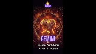 Gemini Expanding Your Influence Nov 25  Dec 1 2024 [upl. by Lletniuq]