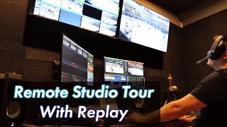 vMix Visits TFMG Remote studio for sports with SRT and Instant Replay [upl. by Adnofal395]