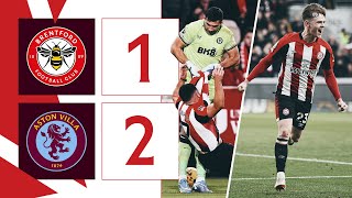 Two Red Cards and VAR Controversy 🔴  Brentford 12 Aston Villa  Premier League Highlights [upl. by Amek546]