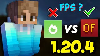 OptiFine VS Sodium  Minecraft 1204 Comparison [upl. by Treharne]