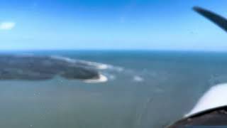 Flying over Tybee Island from the Air [upl. by Mac]